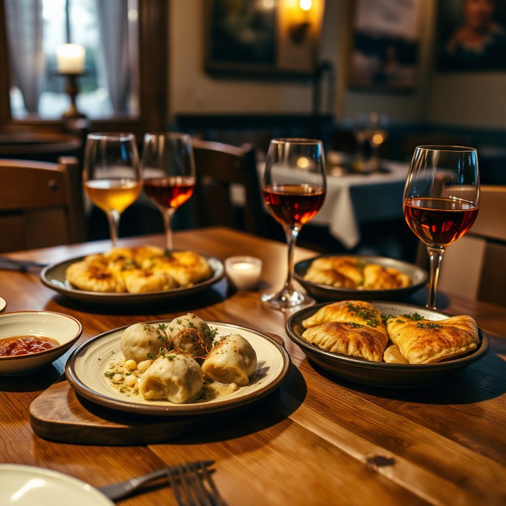 Georgian restaurant dining