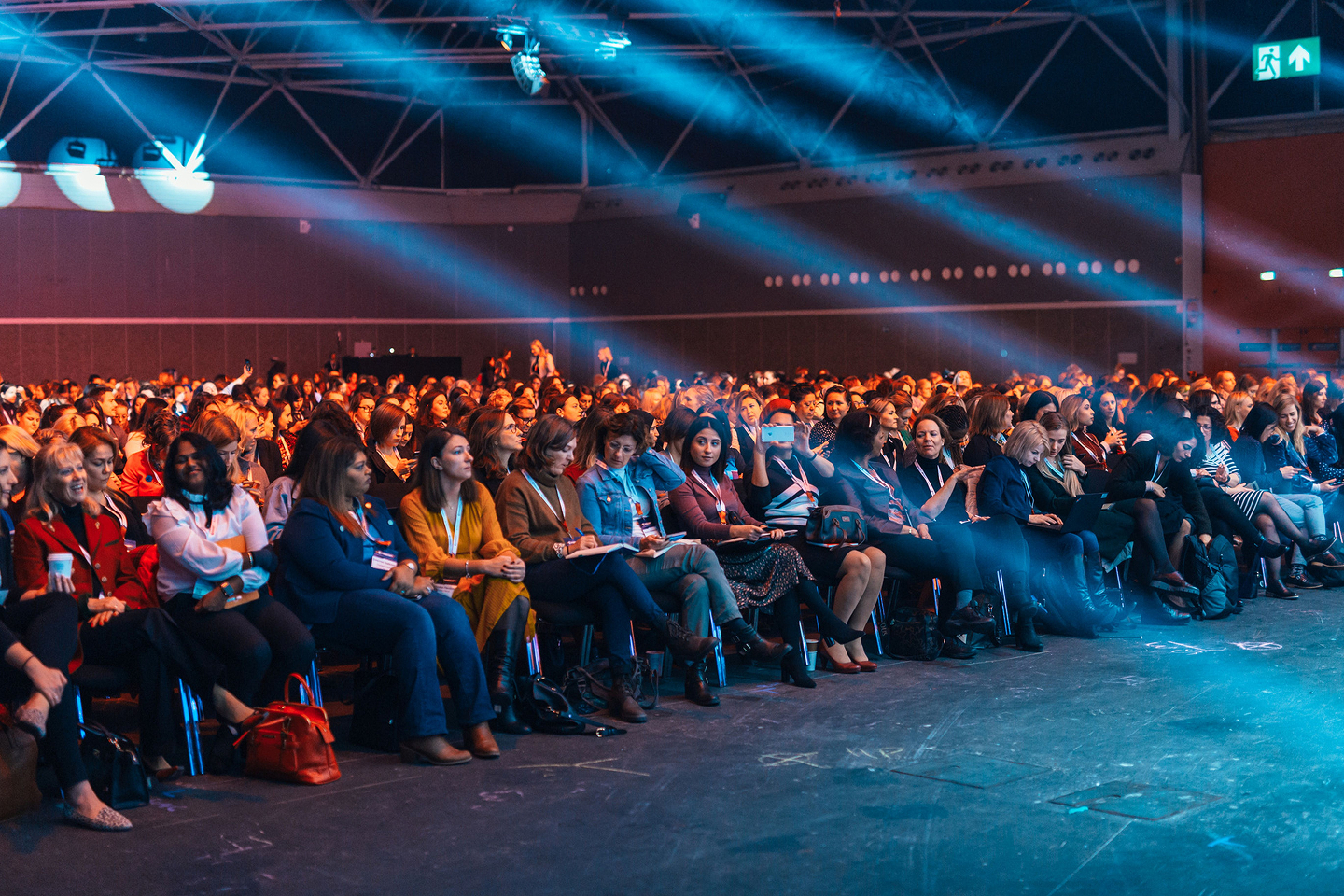 Delegates seated at a professional conference